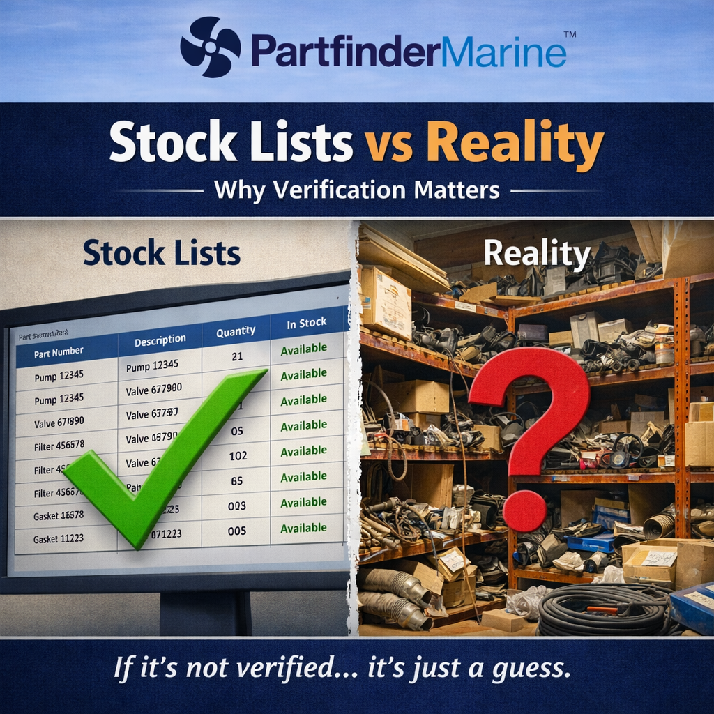 Stock list vs reality